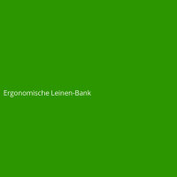 Ergonomische Leinen-Bank