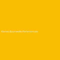 Kleines Baumwolle-Portemonnaie