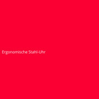 Ergonomische Stahl-Uhr