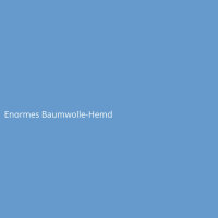 Enormes Baumwolle-Hemd