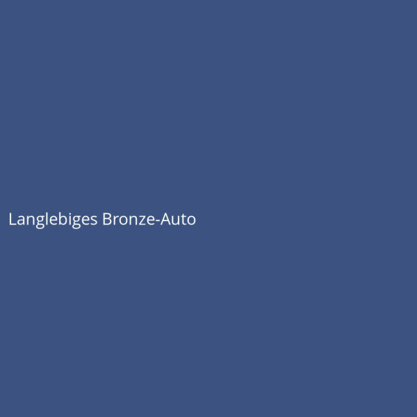 Langlebiges Bronze-Auto