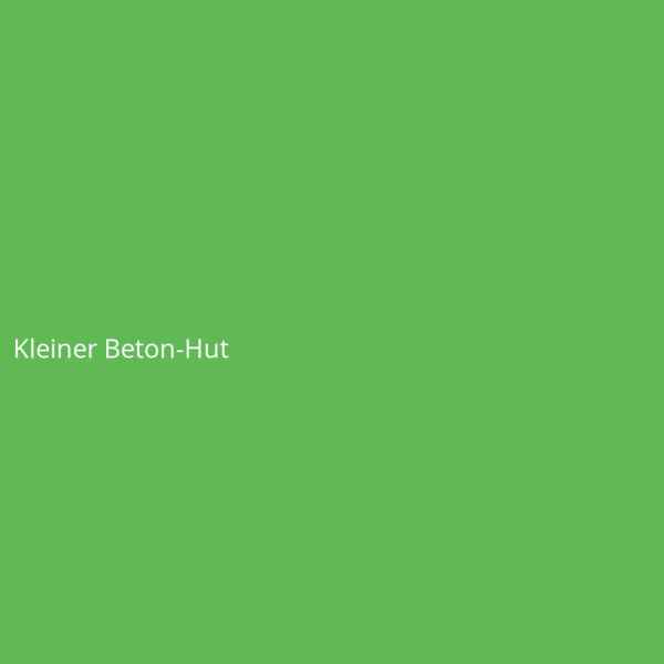 Kleiner Beton-Hut