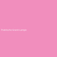 Praktische Granit-Lampe