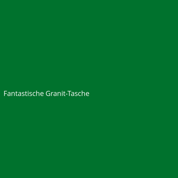 Fantastische Granit-Tasche